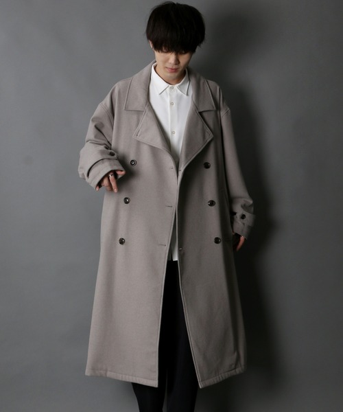 SITRY / 別注 over size wool trench coat/オーバーサイズ ウール トレンチコート (58646037)