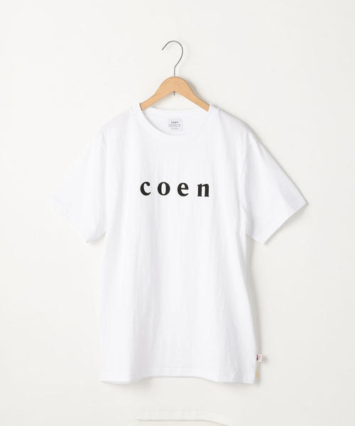 【MENS】coen(コーエン)ロゴTシャツ
