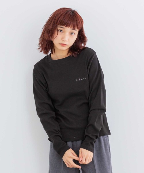 X-girl / X-baby SOLID L/S TEE (36212566)