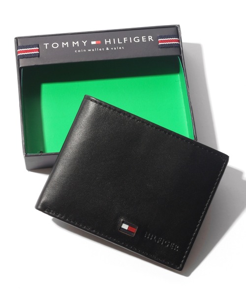 TOMMY HILFIGER / 【TOMMY HILFIGER/トミーヒルフィガー】レザーコンパクトウォレット (53563672)