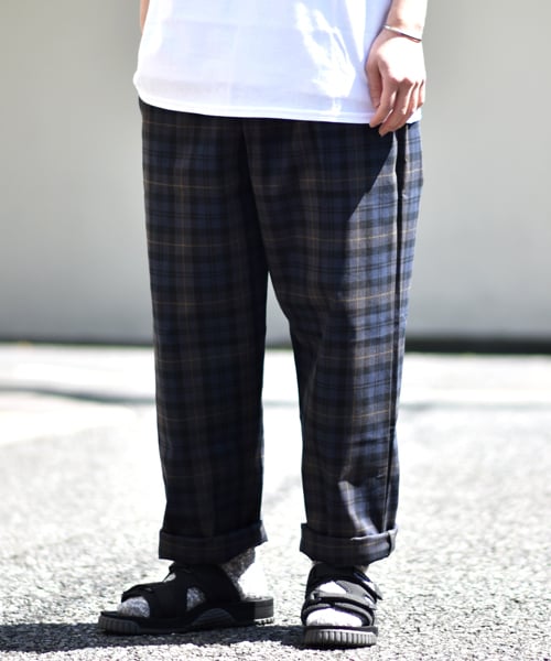 【TAUP / タウプ】CHECK ROOM TROUSERS