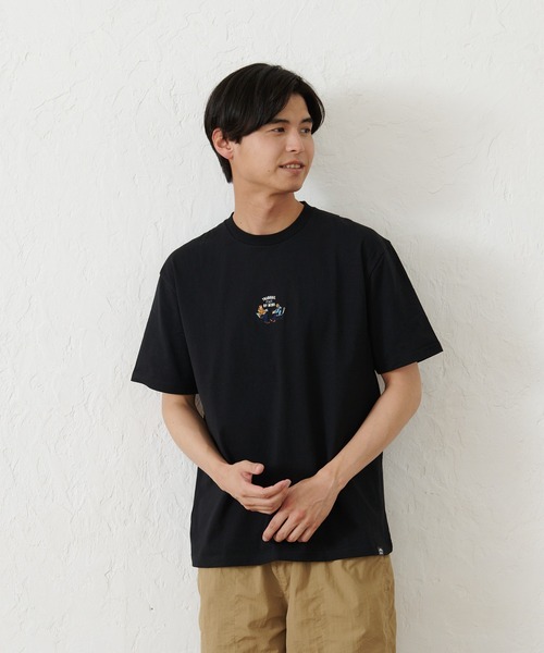 OUTDOOR PRODUCTS / 【OUTDOOR PRODUCTS】USAコットン ヘビーウェイトワンポイントCAMPモチーフ刺繍Tシャツ (57888926)