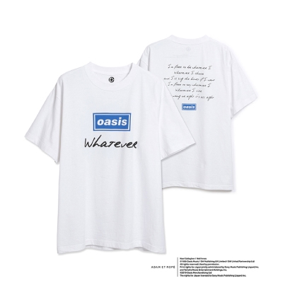 [アパレル] Whatever半袖T-shirt (White)/Lサイズ