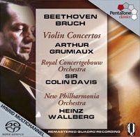 [SACDハイブリッド] Beethoven: Violin Concerto Op.61; Bruch: Violin Concerto No.1 Op.26