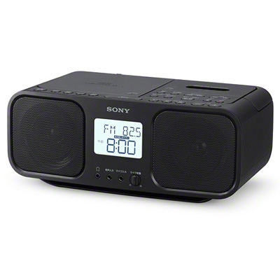 [グッズ] SONY CDラジオカセットレコーダー CFD-S401 ブラック