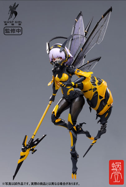 【特典】BEE-03W WASP GIRL ブンちゃん 1/12 完成品アクションフィギュア[蝸之殼スタジオ]《在庫切れ》