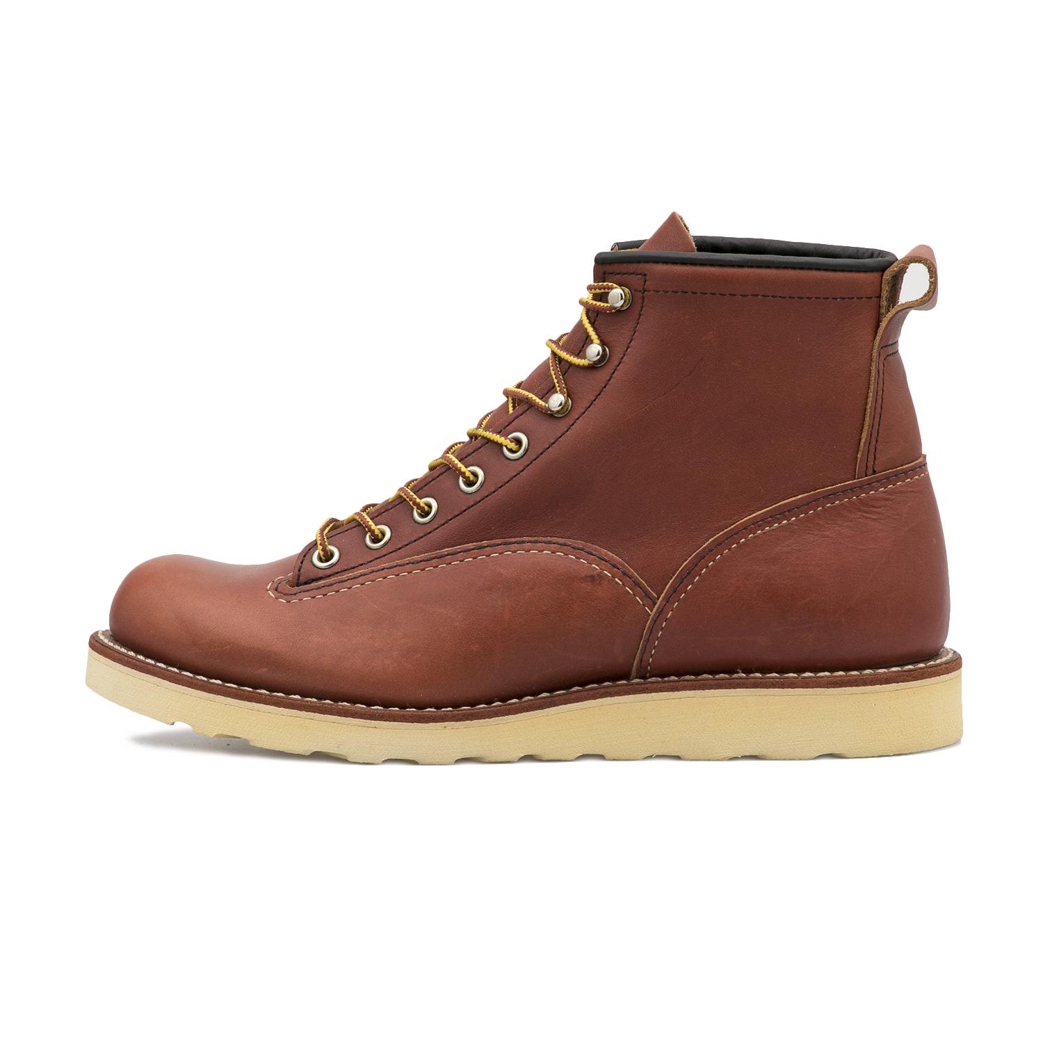 【RED WING】 6'LINEMAN BOOTS 6インチ ラインマンブーツ 2924 ABC限定RED BROWN