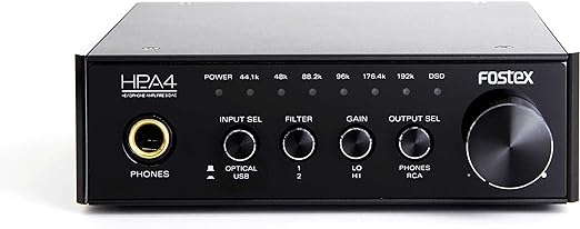 Fostex Headphone Amplifier Built-in D/A Converter High Resolution Compatible With HP – A4
