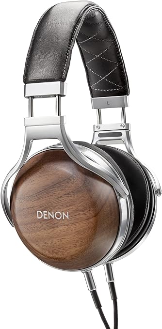 Denon AH-D7200 AH-D7200 Headphones, Over-Ear/High-Resolution Sound Source, Wood Housing...