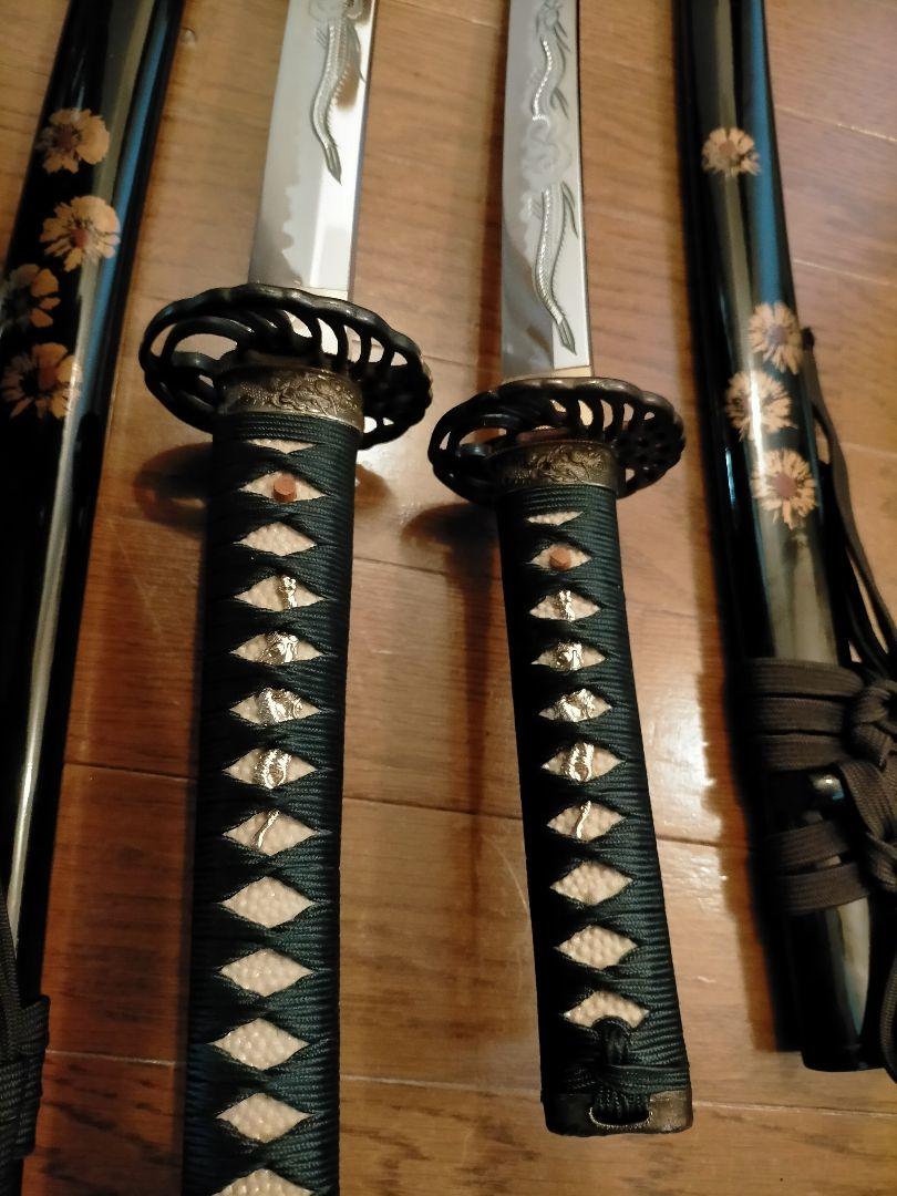 高級 模造刀 居合刀 大刀 重さ1.2kg 綺麗 装飾 梵字 (m73974138272)