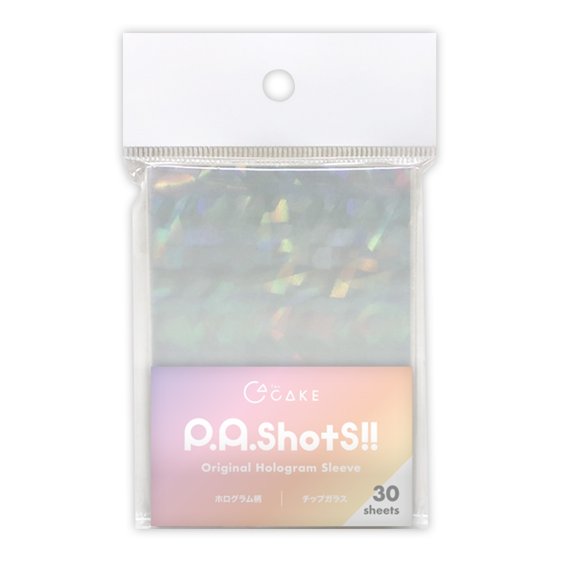 【グッズ-カバーホルダー】ノンキャラオリジナル P.A.shots!!ホログラムスリーブ チップガラス