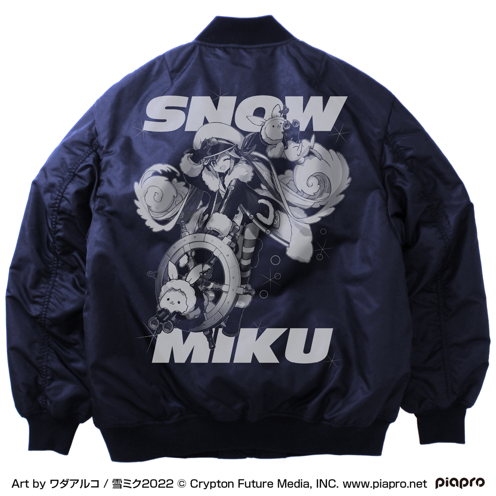 ★限定★初音ミク MA-1 ジャケット SNOW MIKU 2022 Ver.[SNOW MIKU 2022]