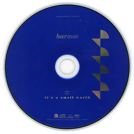 アニメ系CD harmoe / It’s a small world アニメイト特典ライブ音源CD「harmoe canvas session I LIVE CD」