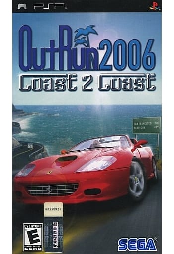 PSPソフト 北米版 OutRun 2006 ： Coast 2 Coast(国内版本体動作可)