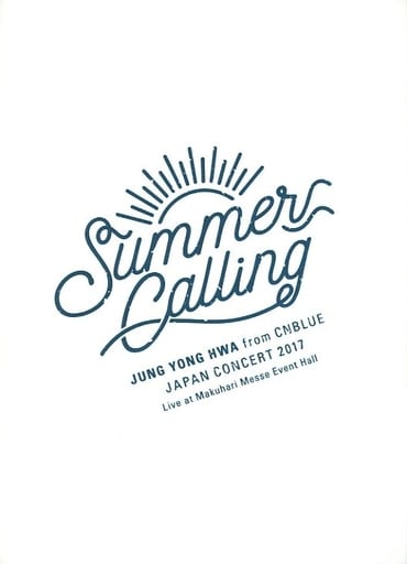 洋楽Blu-ray Disc チョン・ヨンファ / JUNG YONG HWA JAPAN CONCERT 2017 ”Summer Calling”[BOICE盤]