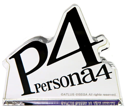 雑貨 ペルソナ4 「ペルソナ 25th Anniversary in ナンジャタウン ロゴアクリルオブジェ」