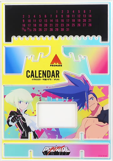 カレンダー プロメア アクリル万年カレンダー 描き下ろしver. 「プロメア×THEキャラSHOP」