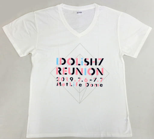 Tシャツ(キャラクター) IDOLiSH7 カットソー ホワイト メンズサイズ 「アイドリッシュセブン 2nd LIVE REUNION」
