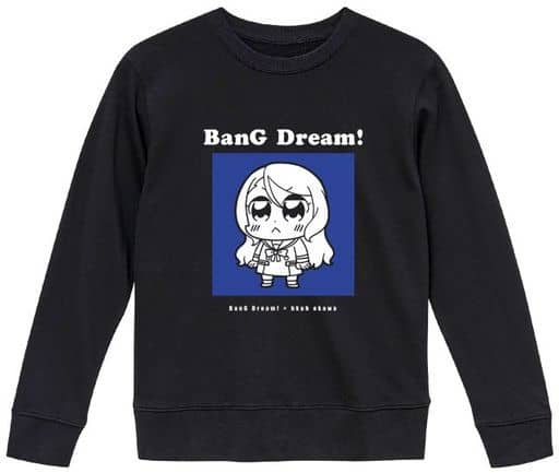 氷川紗夜 トレーナー ブラック レディース Lサイズ 「BanG Dream!×大川ぶくぶ」