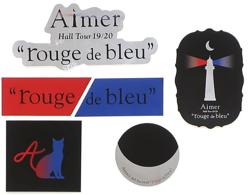 シール・ステッカー(女性) Aimer ステッカー 「Aimer Hall Tour 19/20 “rouge de bleu”」
