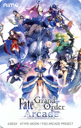 キャラカード(キャラクター) キービジュアルデザイン オリジナルAimeカード 「Fate/Grand Order Arcade」 稼働準備キャンペーン 当選品